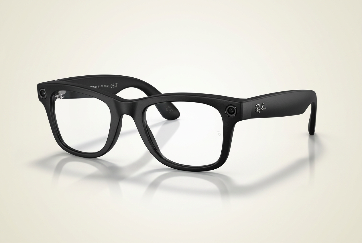 Ray-Ban Meta Wayfarer smart glasses front view